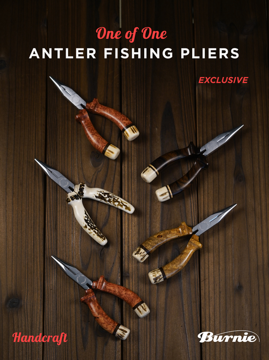Burnie CONCERTO Antler Fishing Pliers