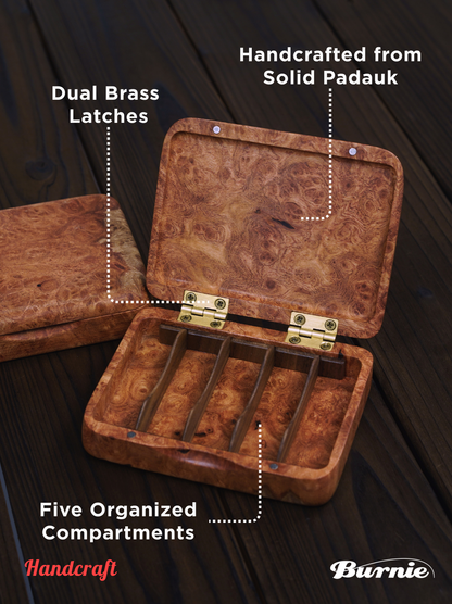 Burnie PASTORAL Padauk Tackle Box