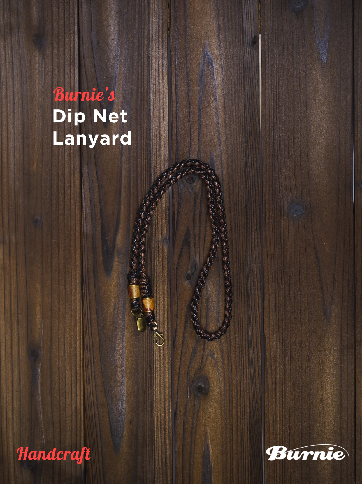 Burnie FANTASIA Dip Net Magnetic Clip & Lanyard