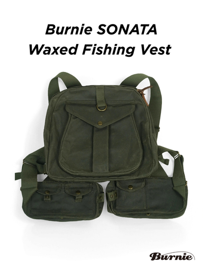 Burnie SONATA Waxed Fishing Vest