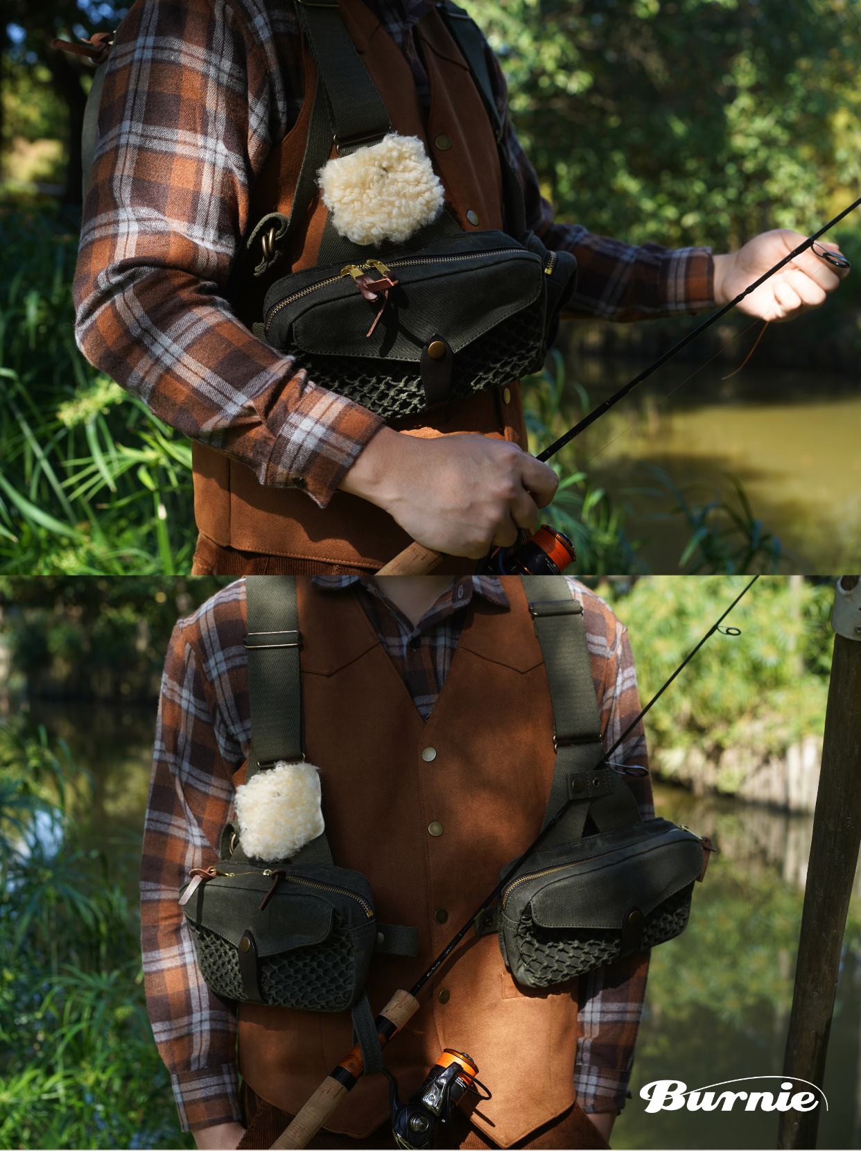 Burnie SONATA Waxed Fishing Vest