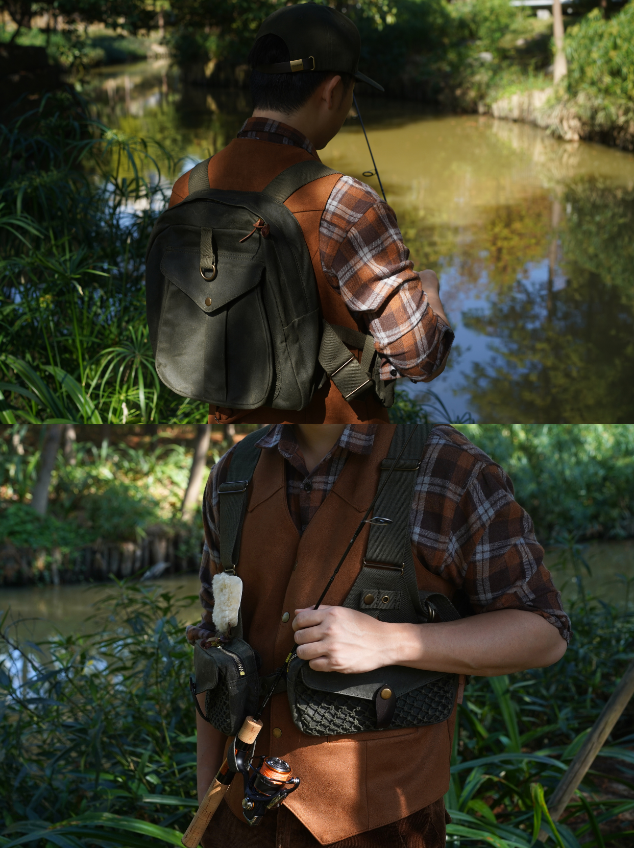 Burnie SONATA Waxed Fishing Vest